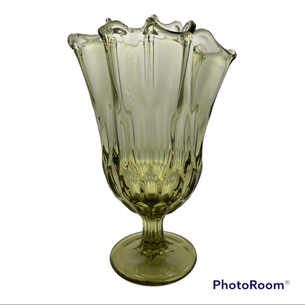 Scalloped Edge Vase